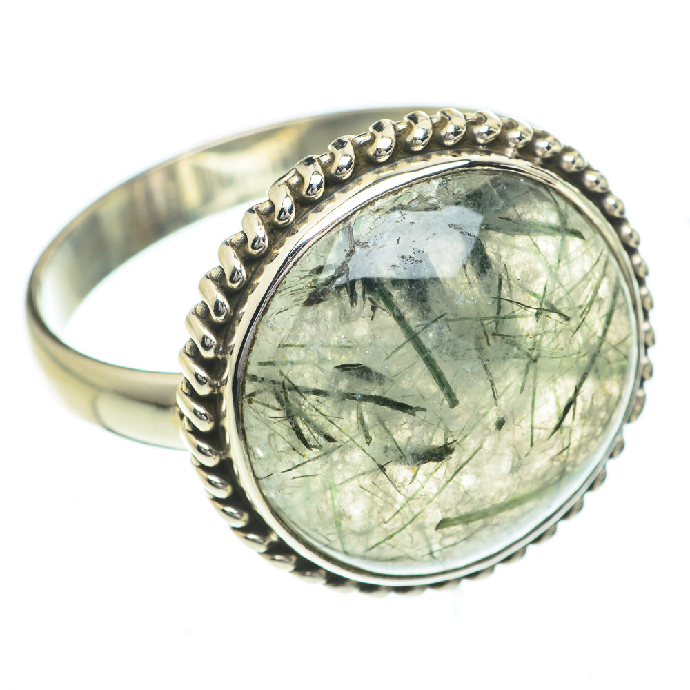 Tourmalinated Quartz Rings handcrafted by Anasilvercos - RING61032