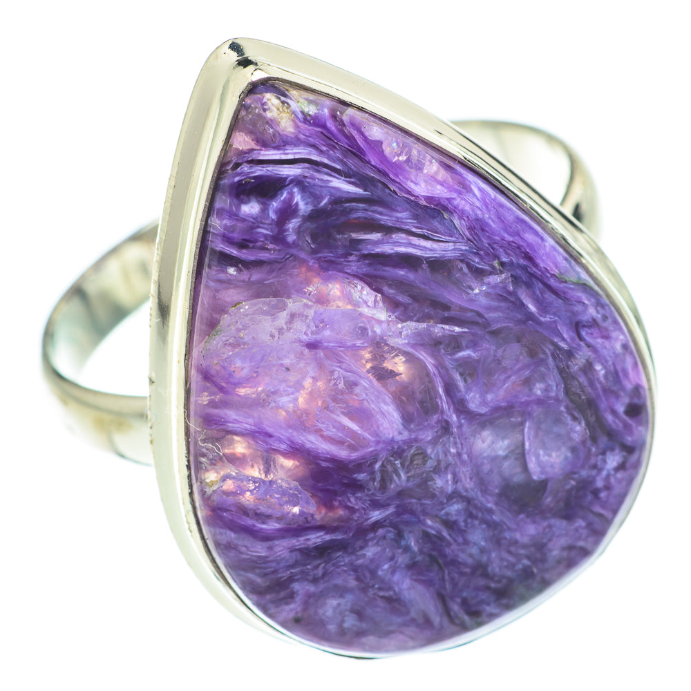 Charoite Rings handcrafted by Anasilvercos - RING61051