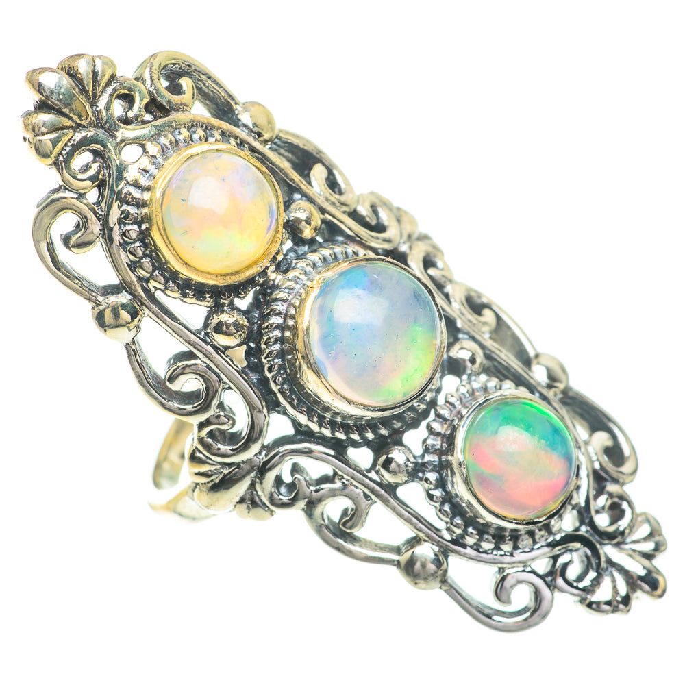 Ethiopian Opal Rings handcrafted by Anasilvercos - RING61059