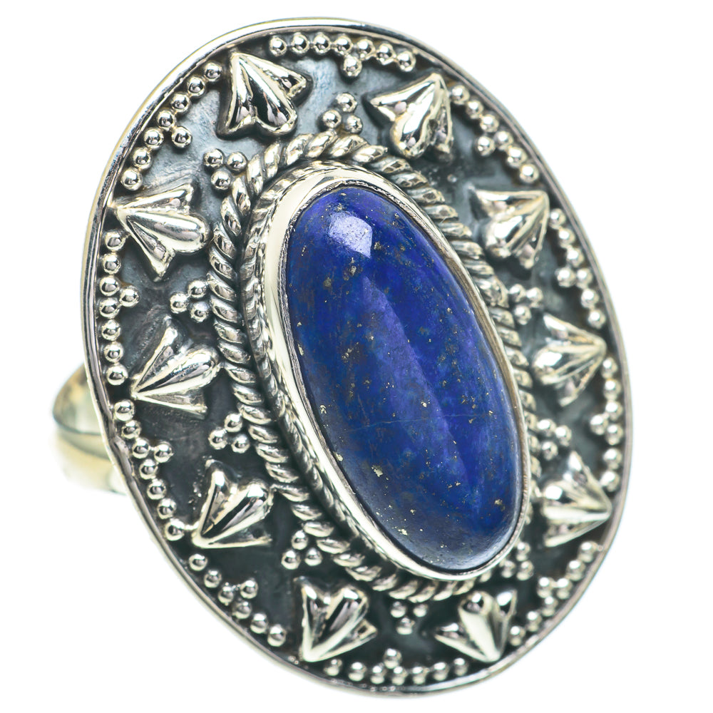 Lapis Lazuli Rings handcrafted by Anasilvercos - RING61065