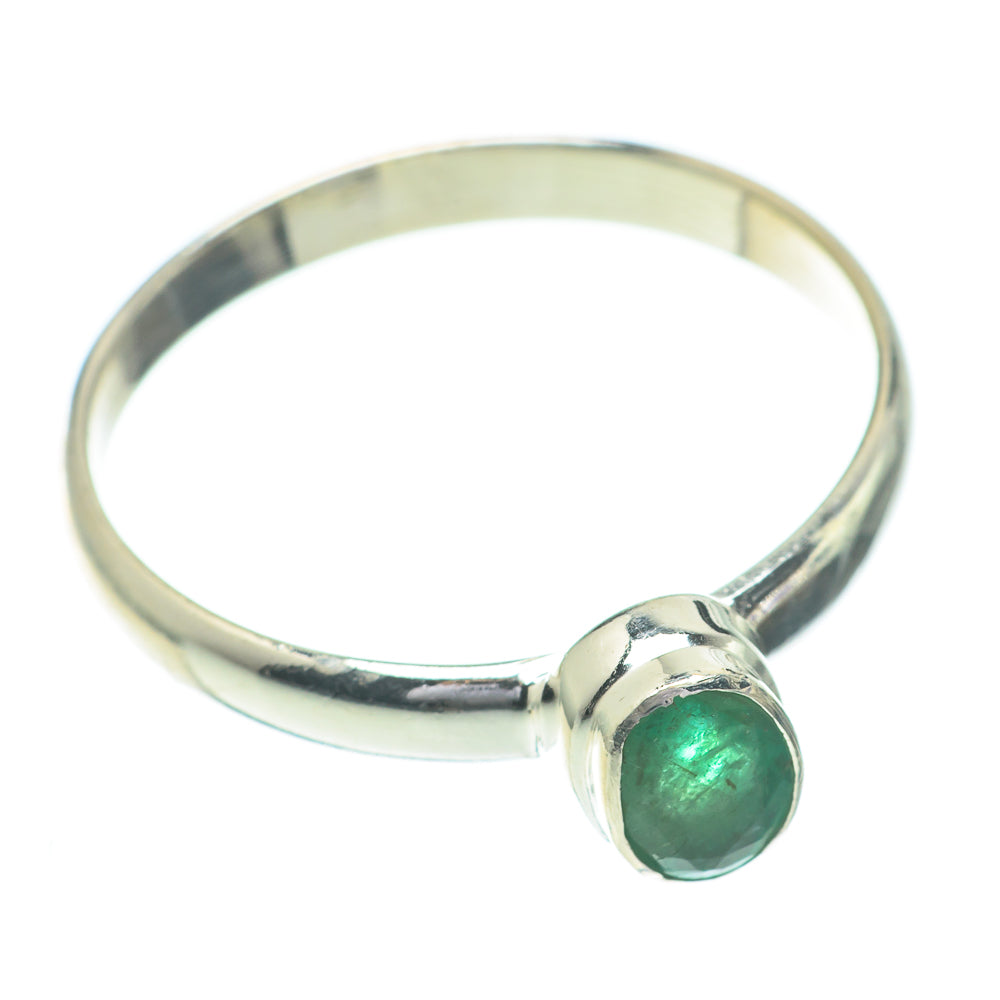 Zambian Emerald Rings handcrafted by Anasilvercos - RING61066
