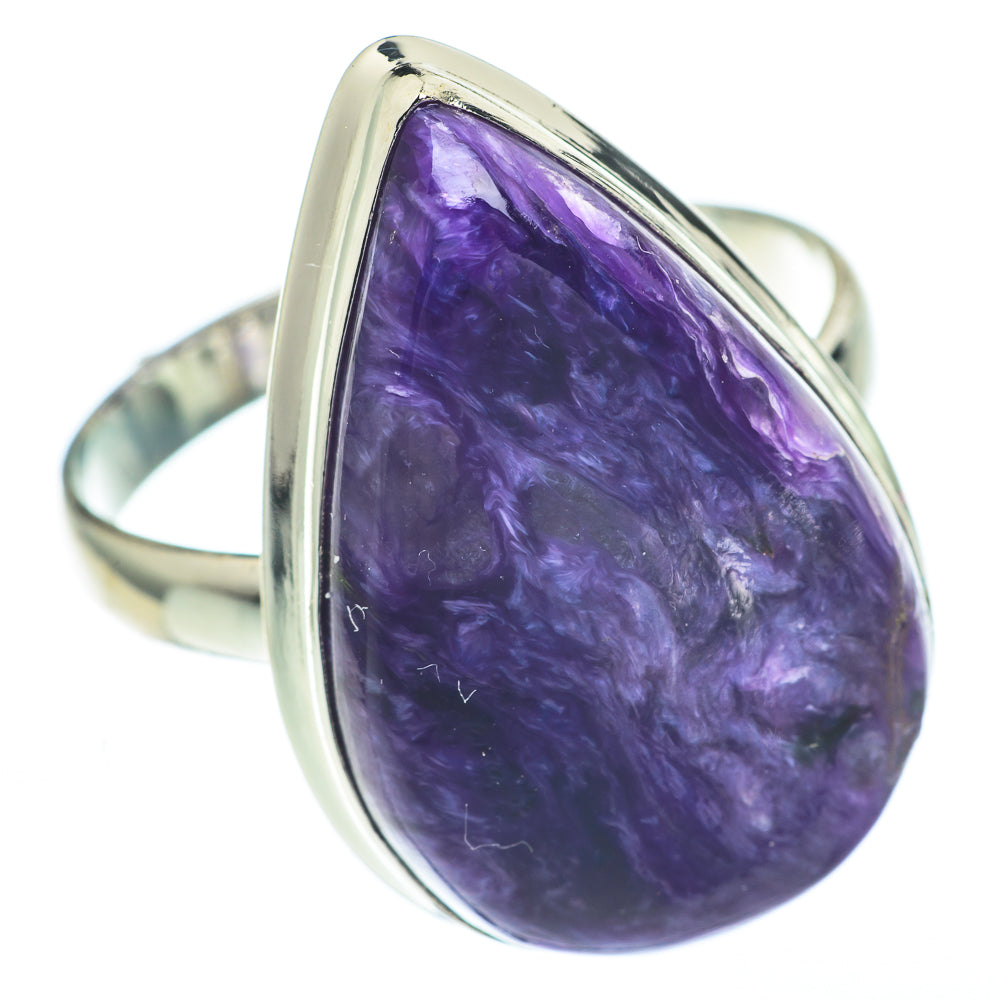 Charoite Rings handcrafted by Anasilvercos - RING61072