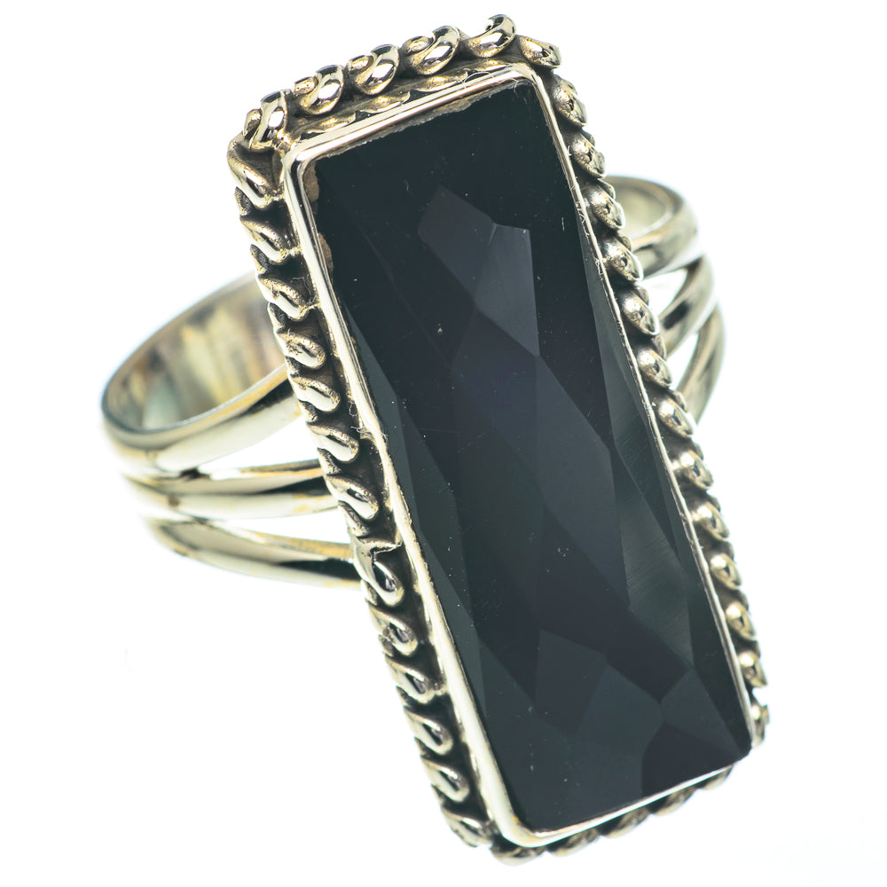 Black Onyx Rings handcrafted by Anasilvercos - RING61075