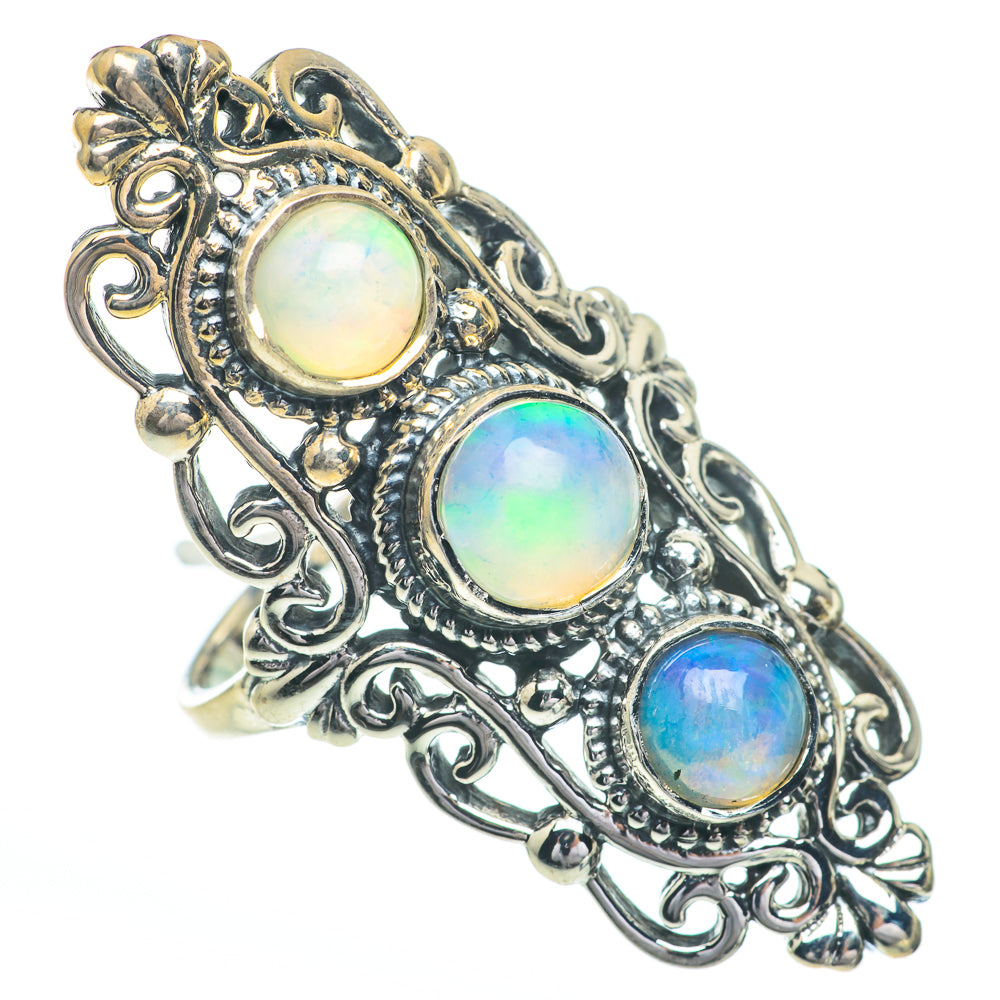 Ethiopian Opal Rings handcrafted by Anasilvercos - RING61079