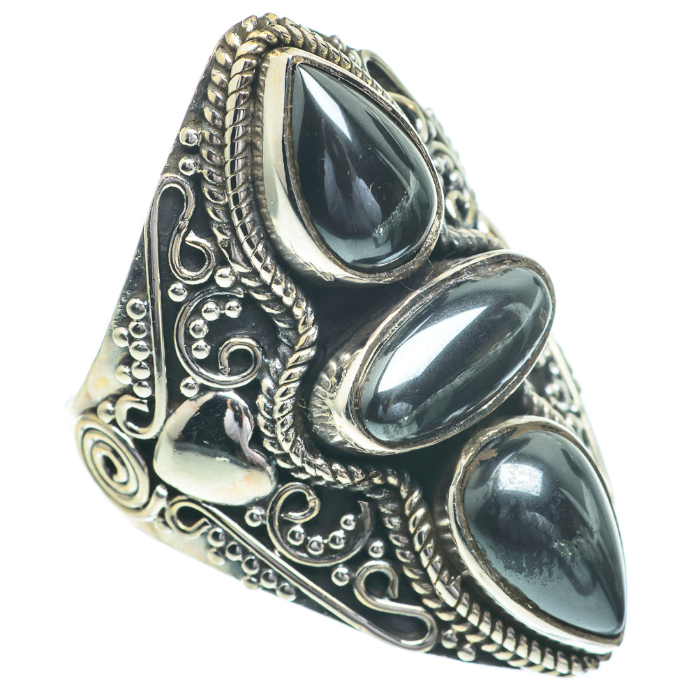 Hematite Rings handcrafted by Anasilvercos - RING61082