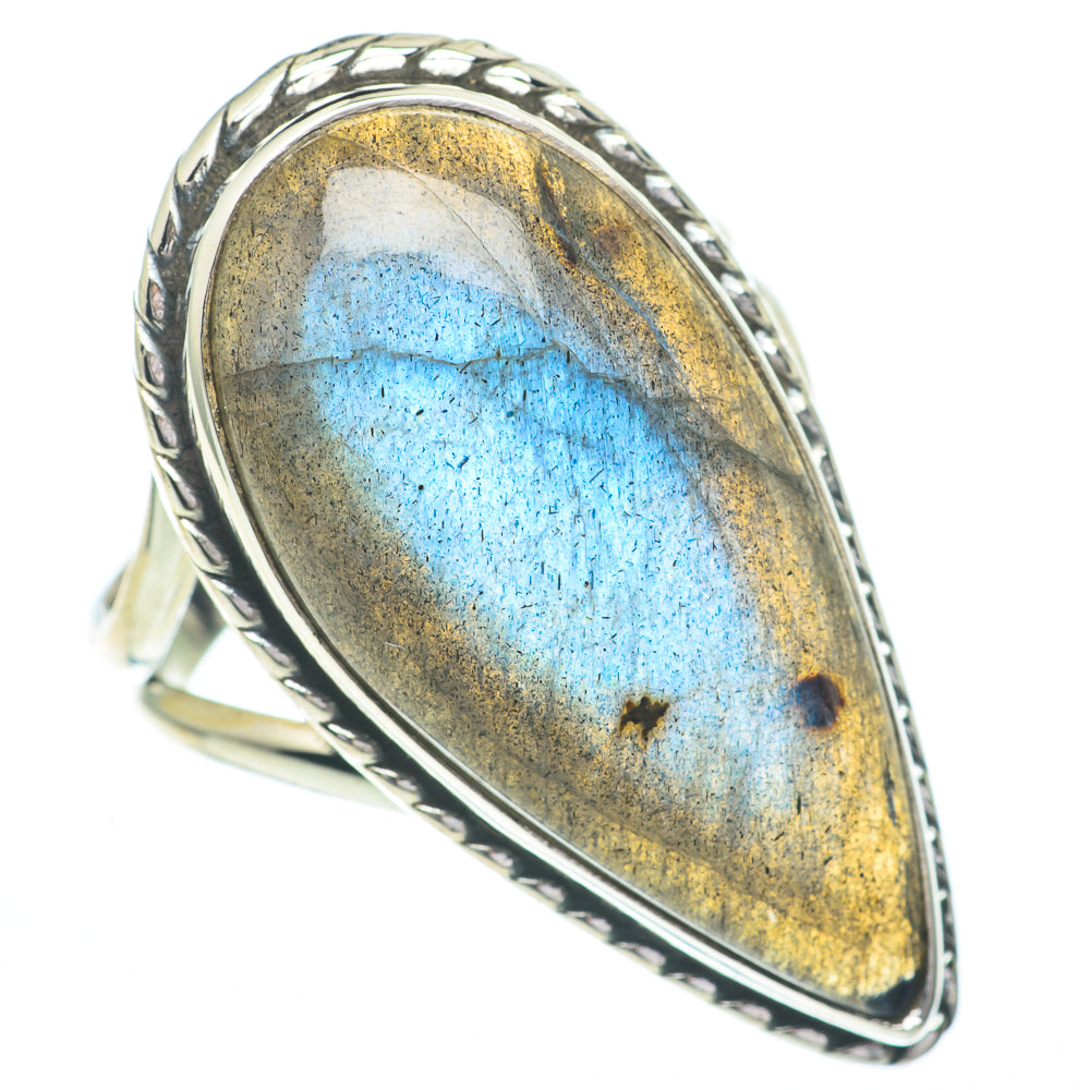 Labradorite Rings handcrafted by Anasilvercos - RING61085