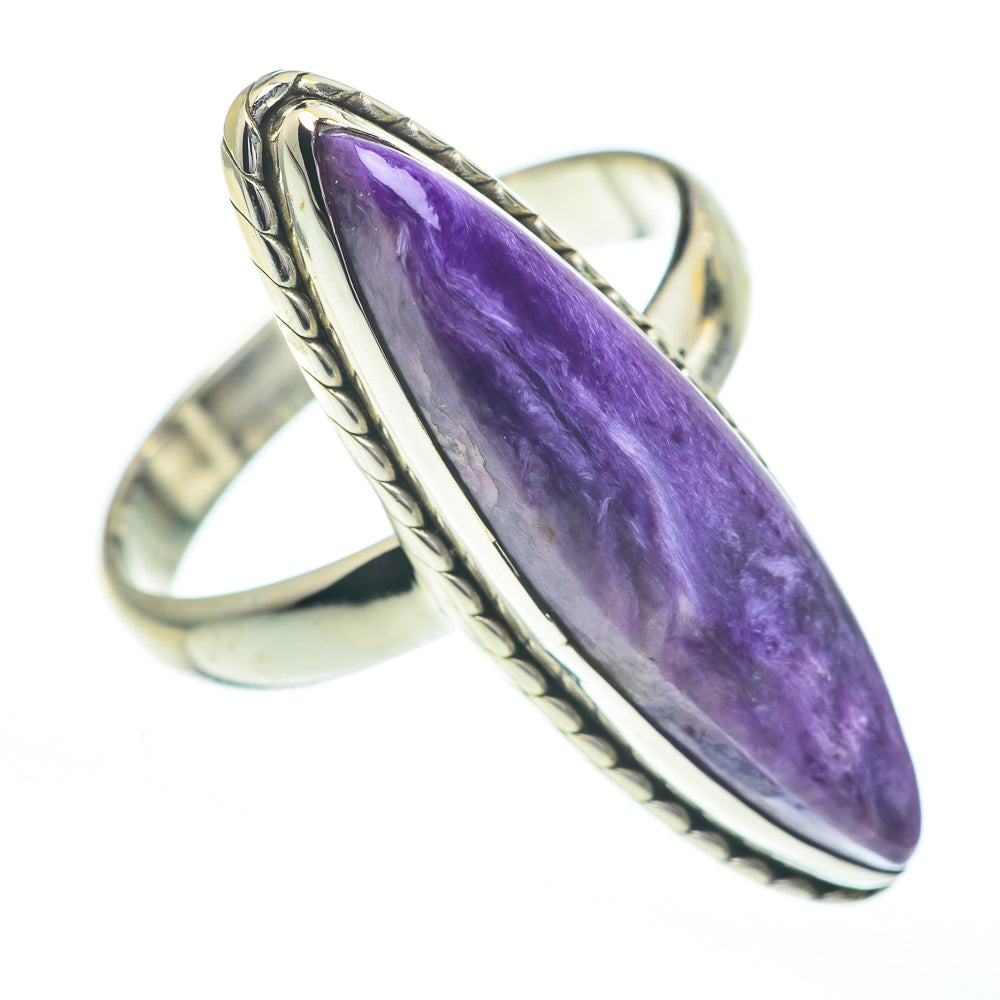 Charoite Rings handcrafted by Anasilvercos - RING61093