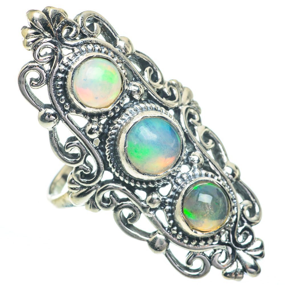 Ethiopian Opal Rings handcrafted by Anasilvercos - RING61096