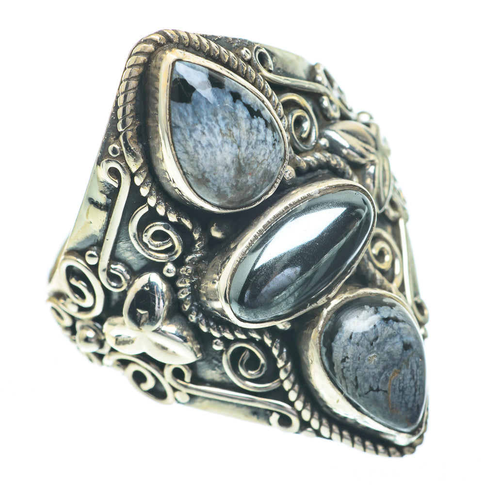 Hematite Rings handcrafted by Anasilvercos - RING61099