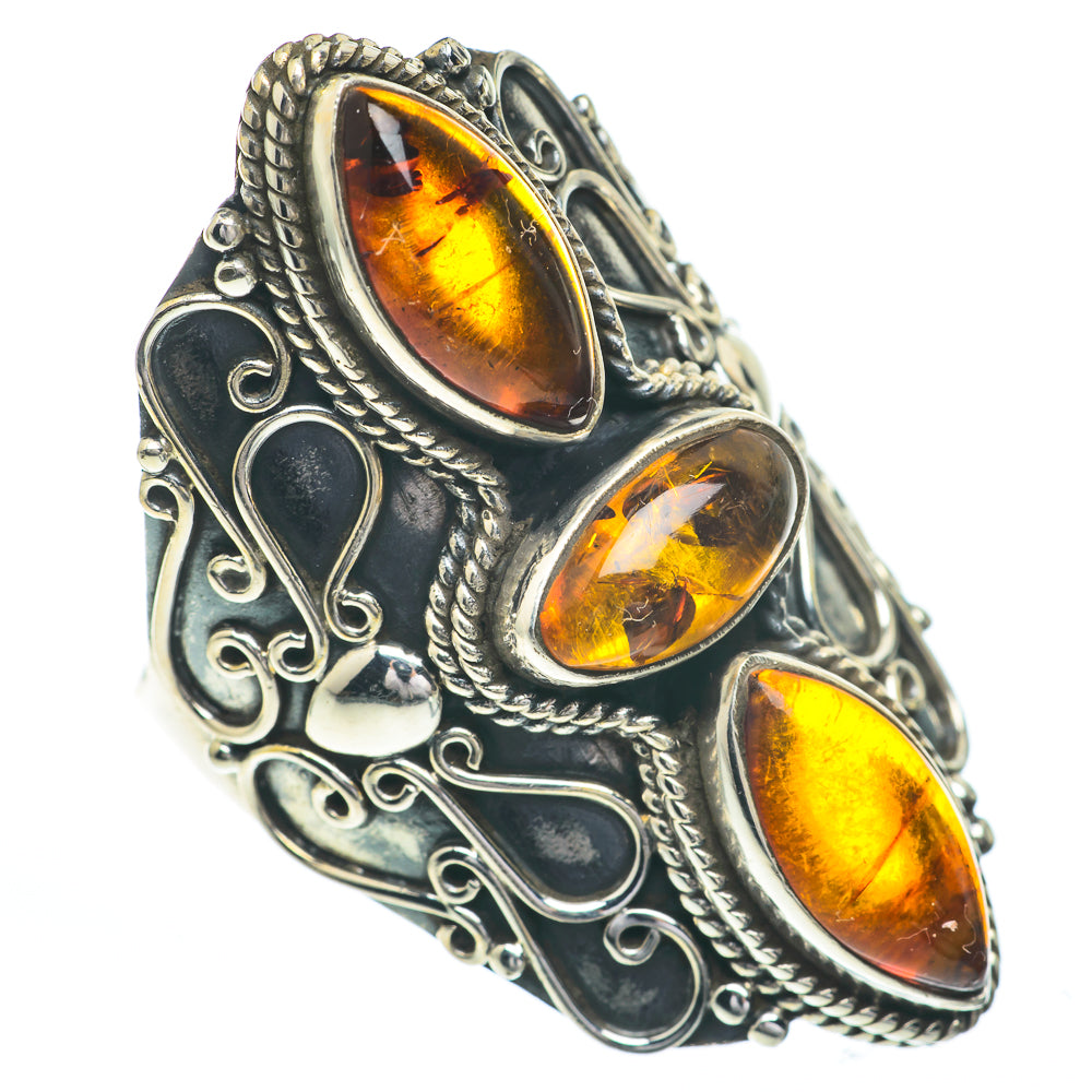 Baltic Amber Rings handcrafted by Anasilvercos - RING61135