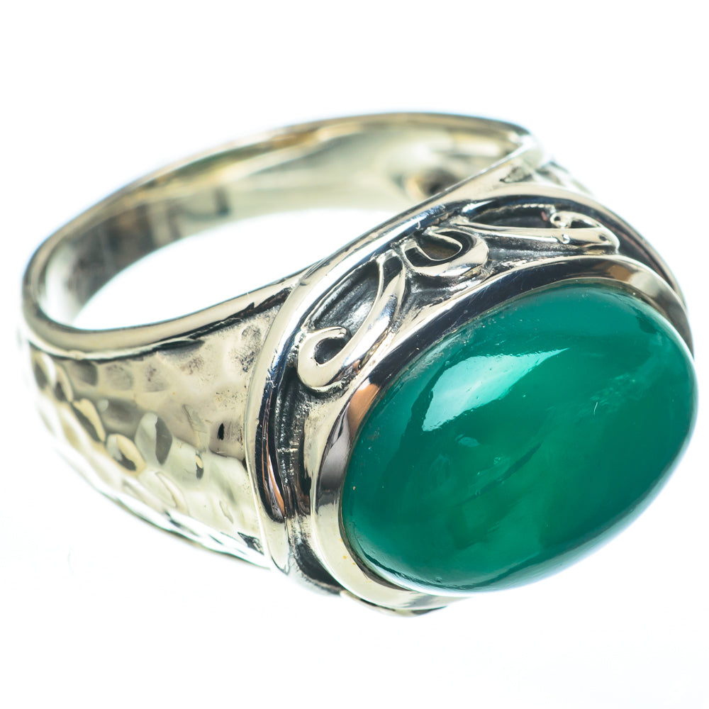 Green Onyx Rings handcrafted by Anasilvercos - RING61153