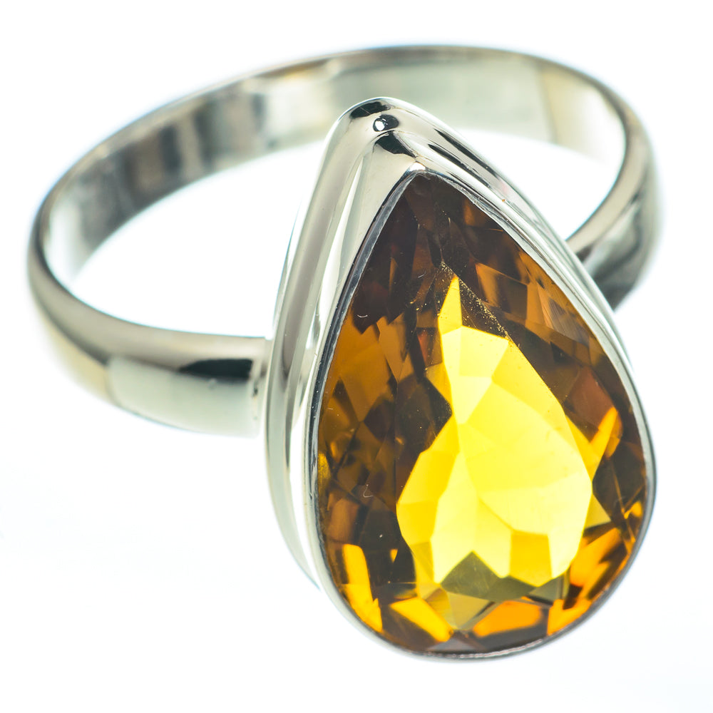 Mandarin Citrine Rings handcrafted by Anasilvercos - RING61156