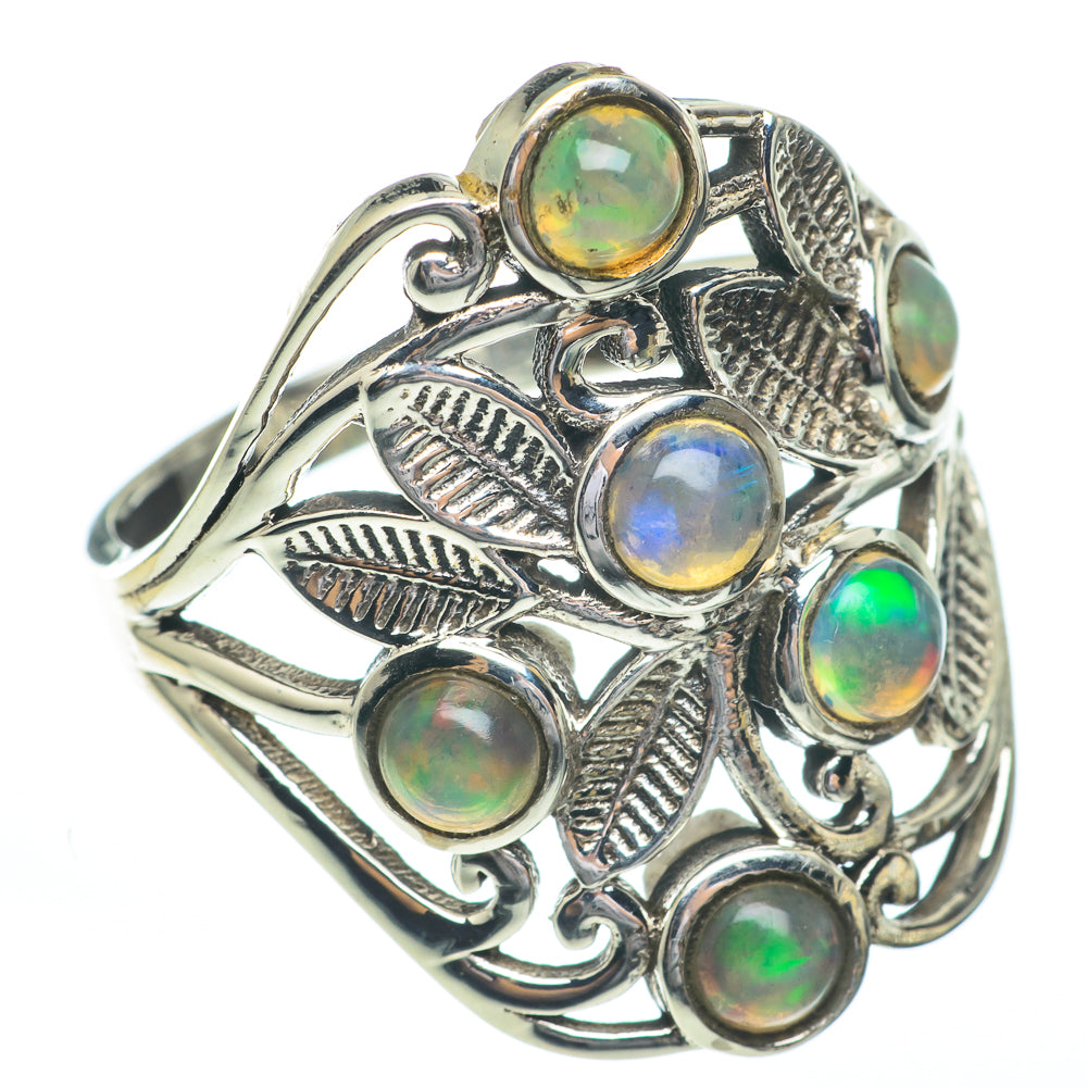 Ethiopian Opal Rings handcrafted by Anasilvercos - RING61174