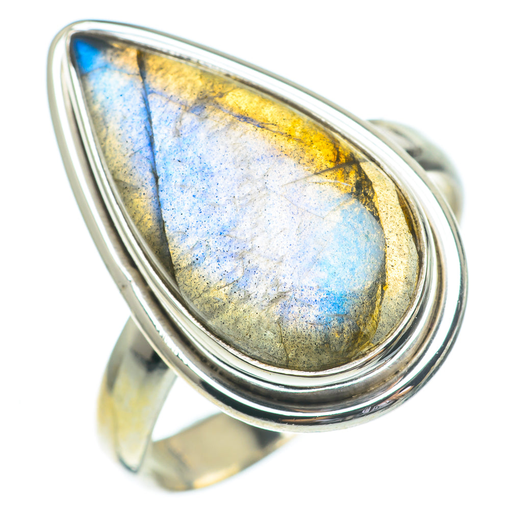 Labradorite Rings handcrafted by Anasilvercos - RING61176