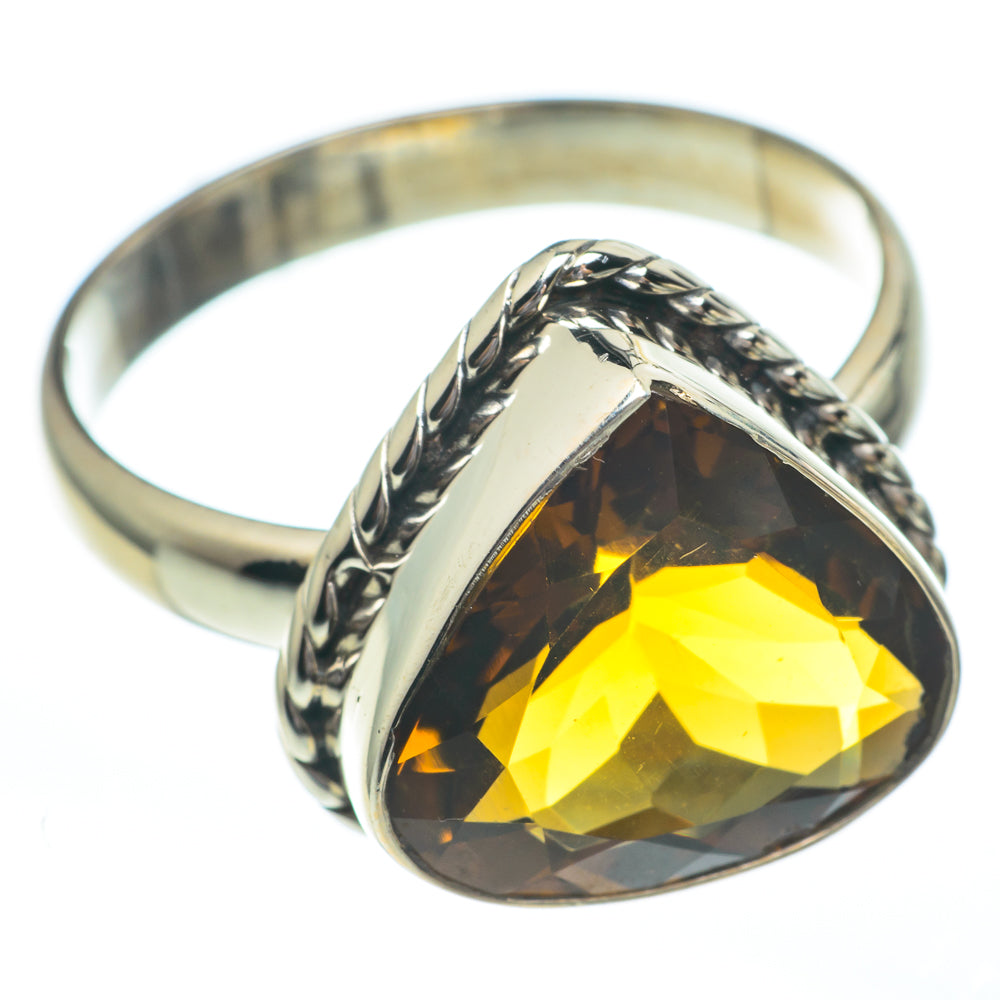 Mandarin Citrine Rings handcrafted by Anasilvercos - RING61183
