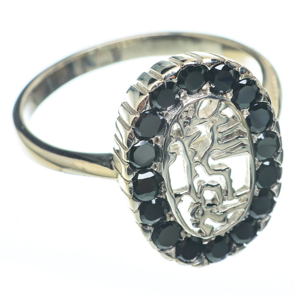 Black Onyx Rings handcrafted by Anasilvercos - RING61191