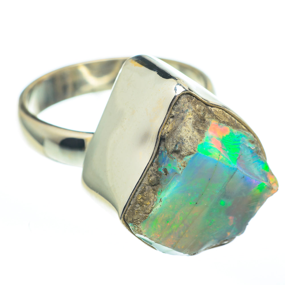 Ethiopian Opal Rings handcrafted by Anasilvercos - RING61222