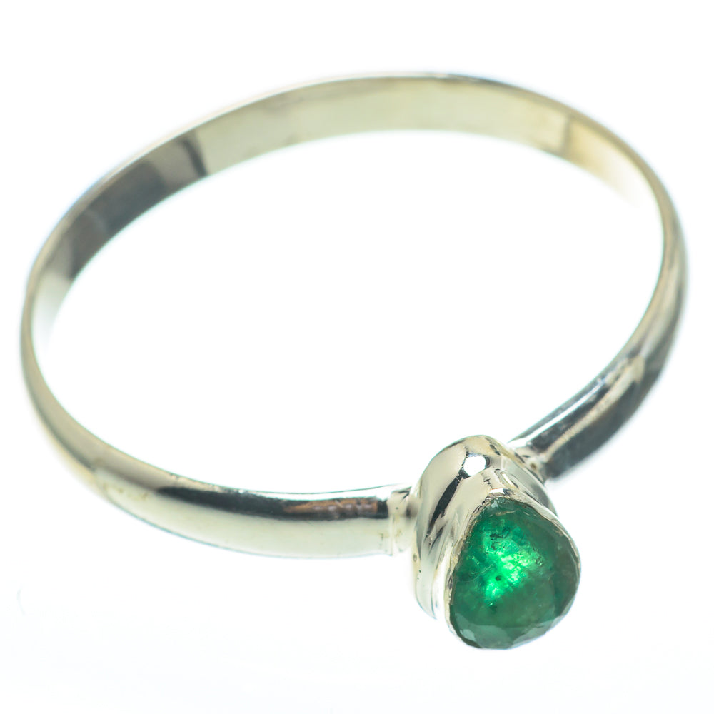 Zambian Emerald Rings handcrafted by Anasilvercos - RING61227
