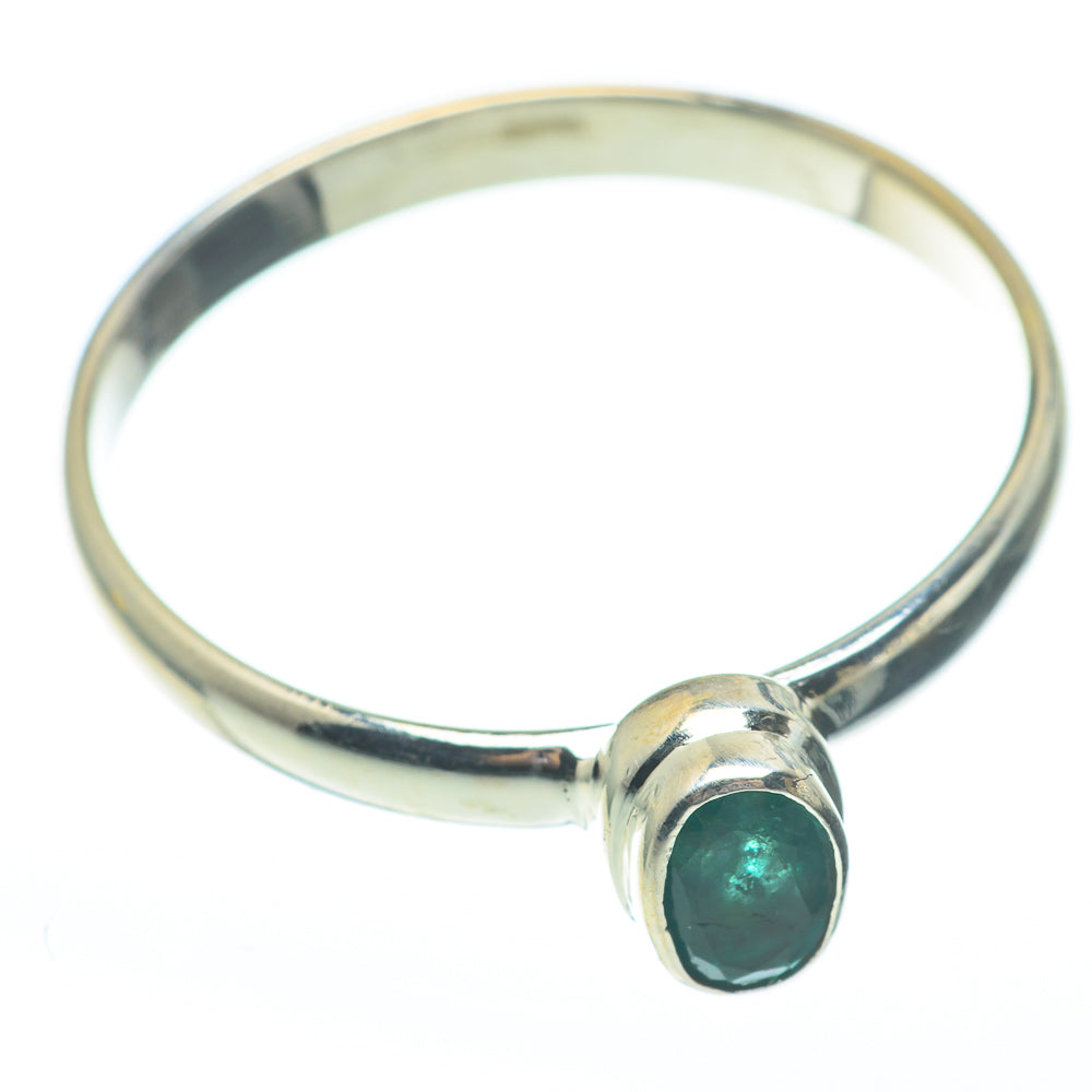 Zambian Emerald Rings handcrafted by Anasilvercos - RING61229