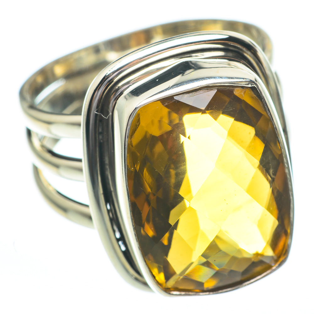 Mandarin Citrine Rings handcrafted by Anasilvercos - RING61230