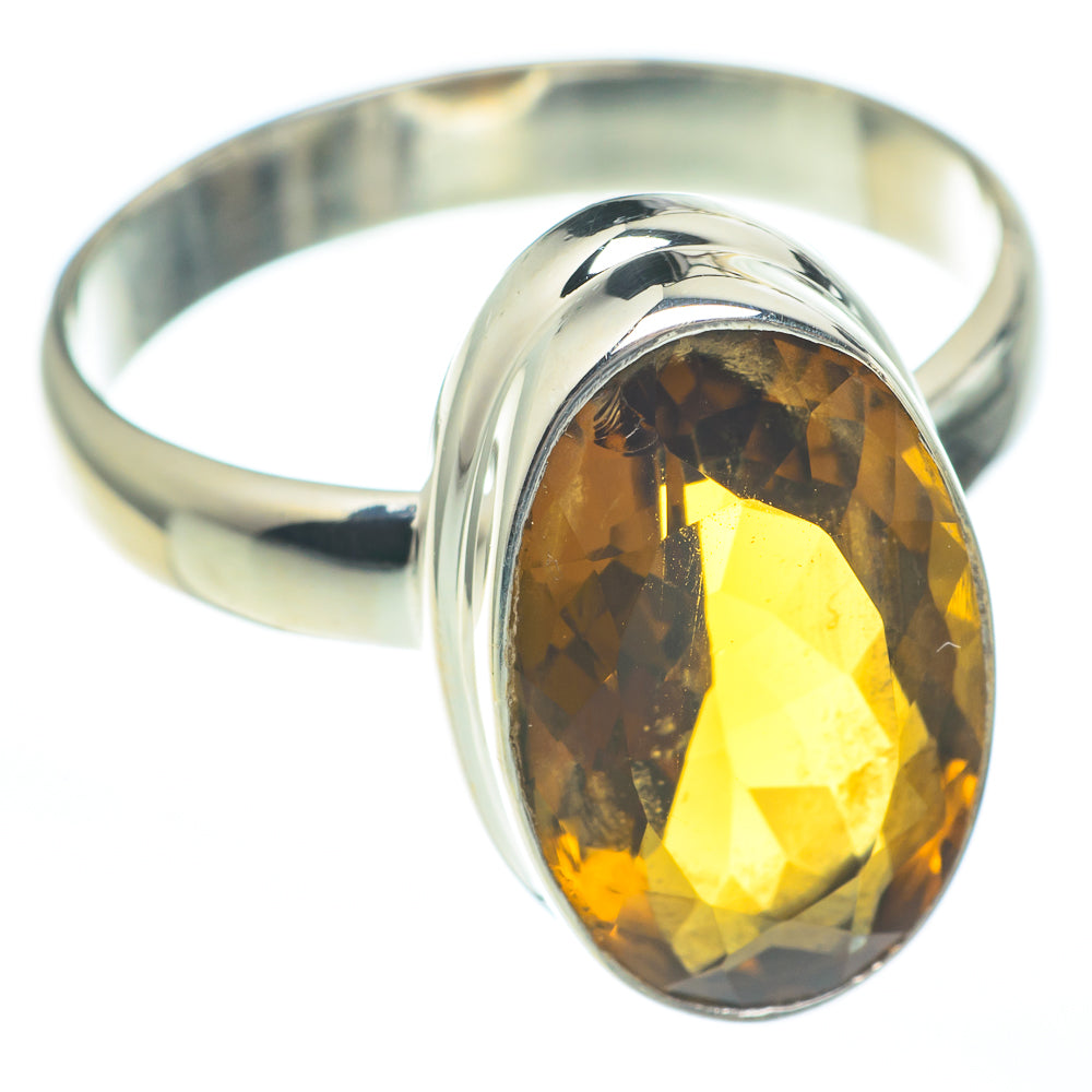 Mandarin Citrine Rings handcrafted by Anasilvercos - RING61231