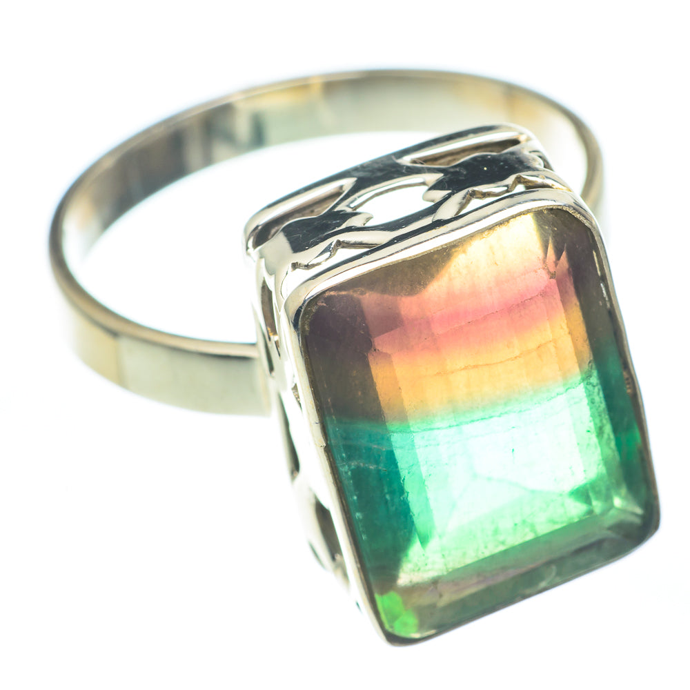Green Fluorite Rings handcrafted by Anasilvercos - RING61242