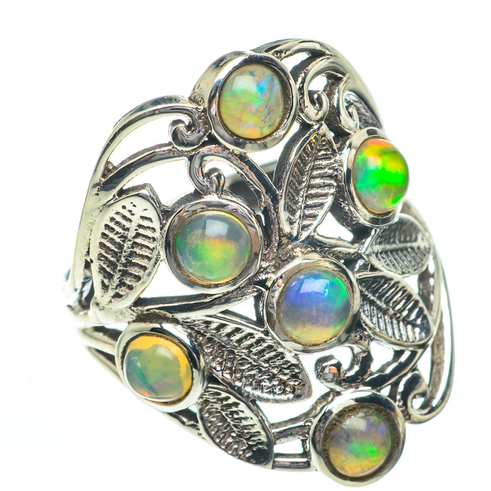 Ethiopian Opal Rings handcrafted by Anasilvercos - RING61245