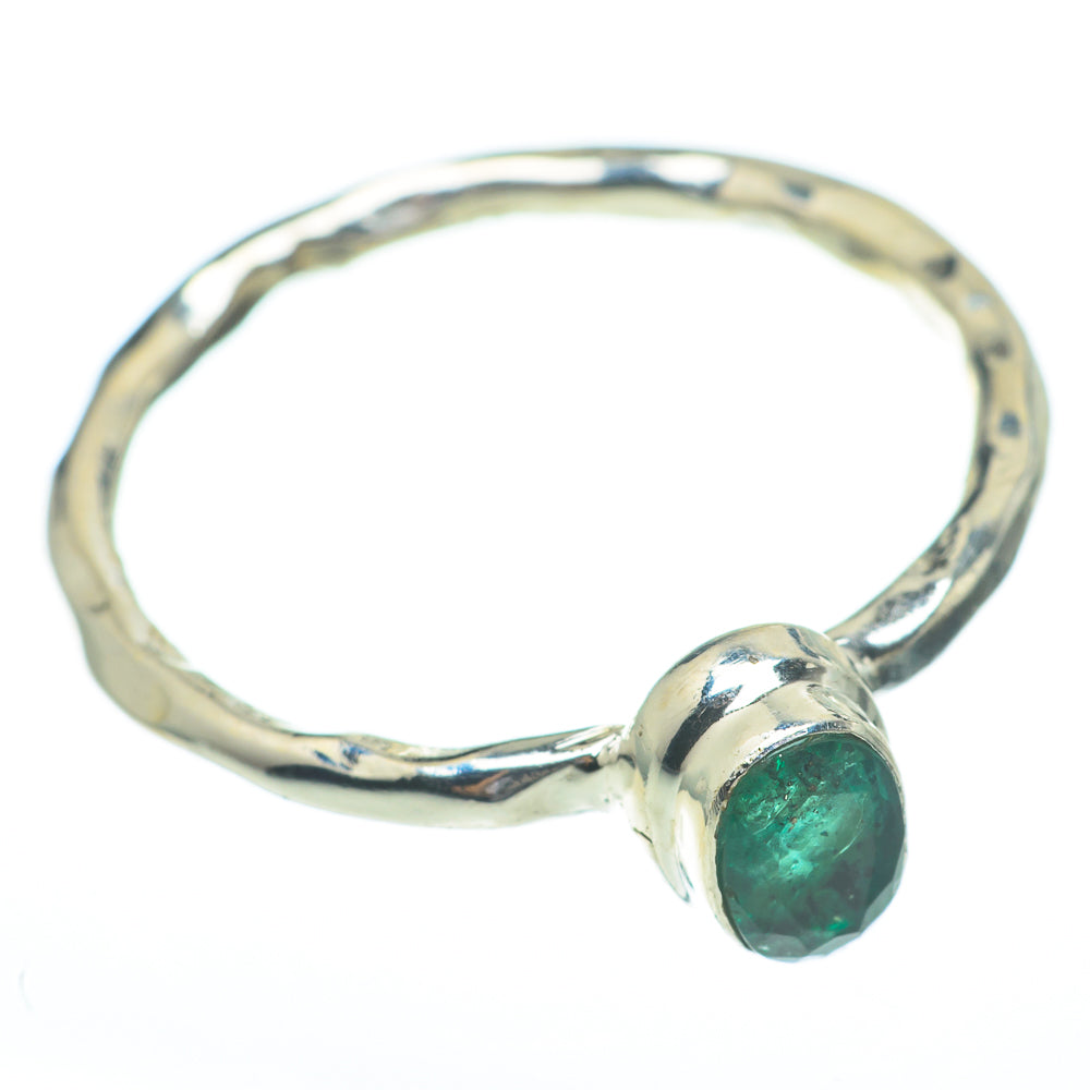 Zambian Emerald Rings handcrafted by Anasilvercos - RING61251