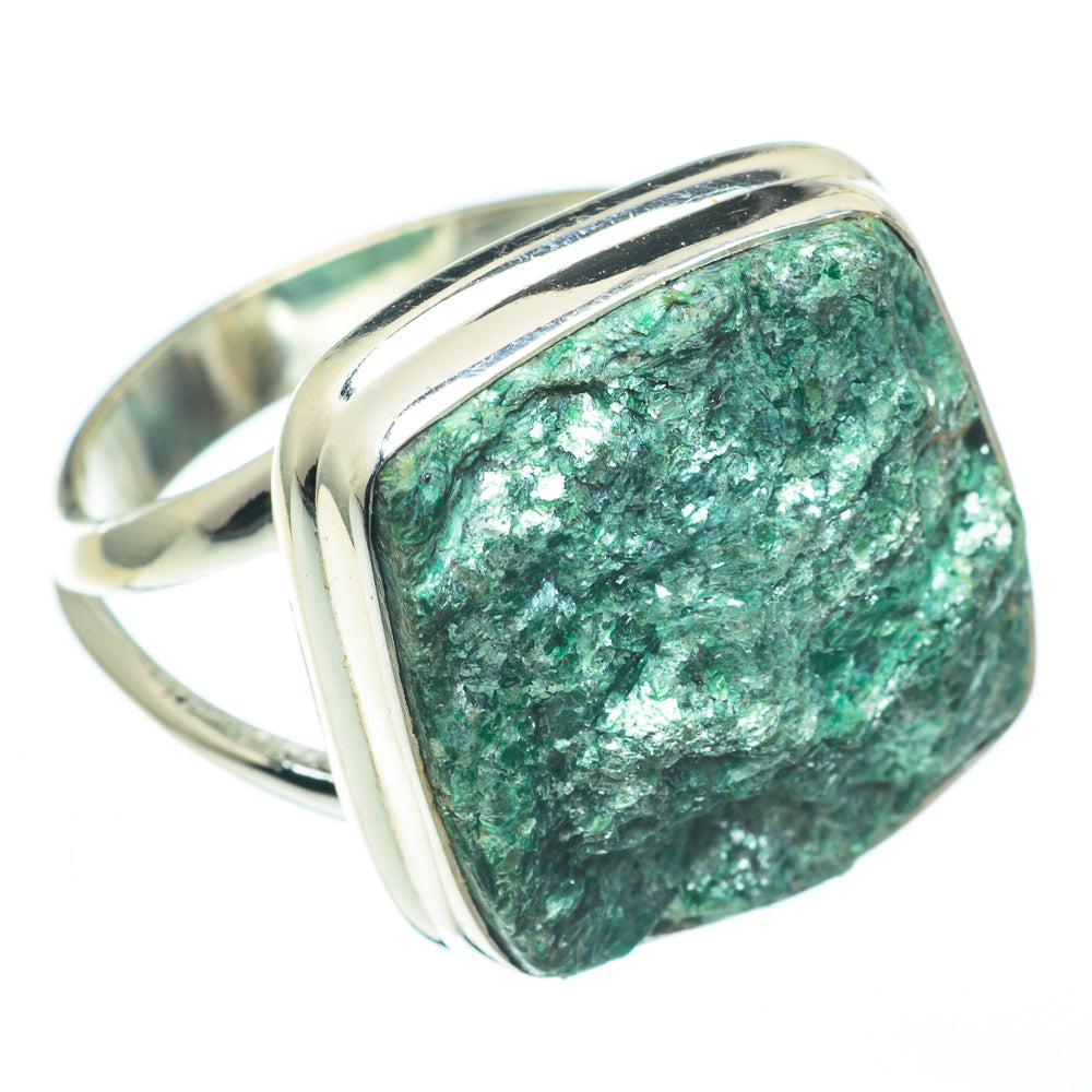 Green Fuchsite Rings handcrafted by Anasilvercos - RING61285