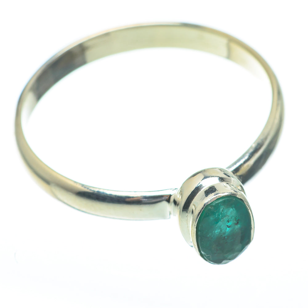 Zambian Emerald Rings handcrafted by Anasilvercos - RING61286