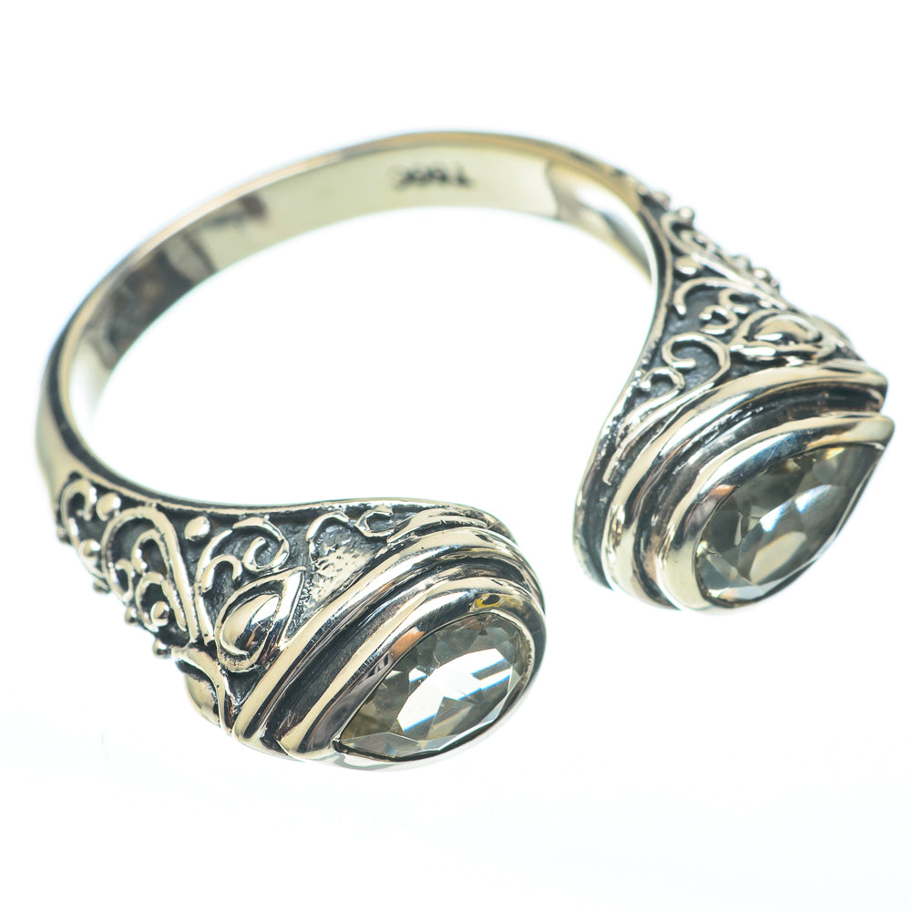Green Amethyst Rings handcrafted by Anasilvercos - RING61294