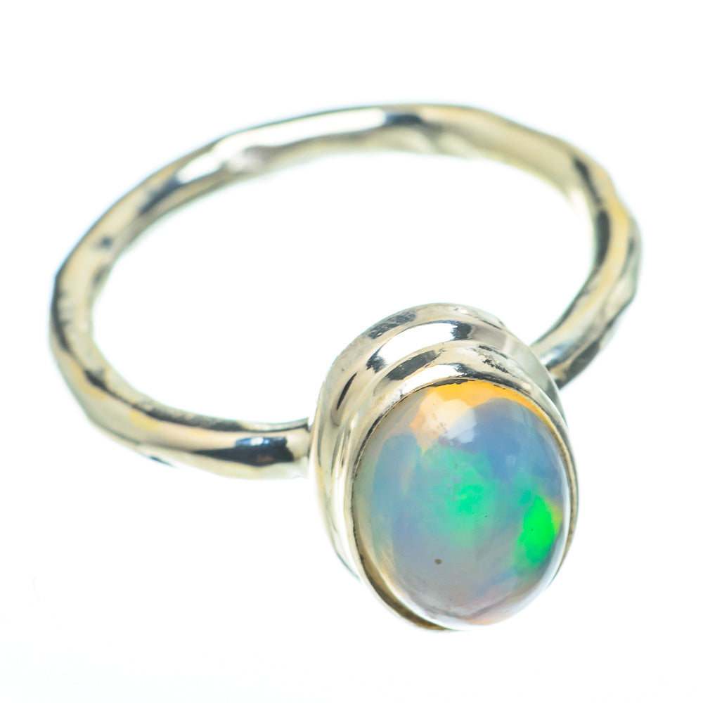 Ethiopian Opal Rings handcrafted by Anasilvercos - RING61295
