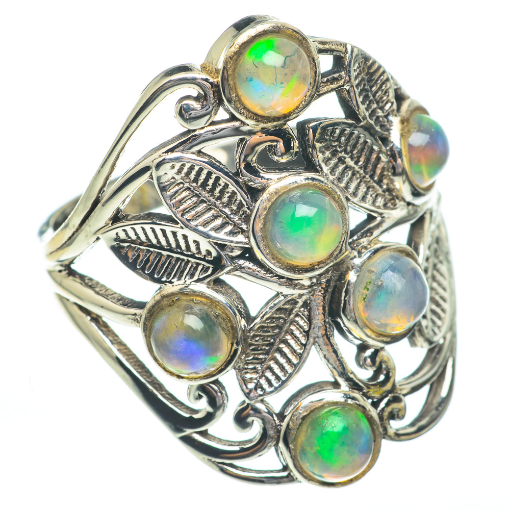 Ethiopian Opal Rings handcrafted by Anasilvercos - RING61296