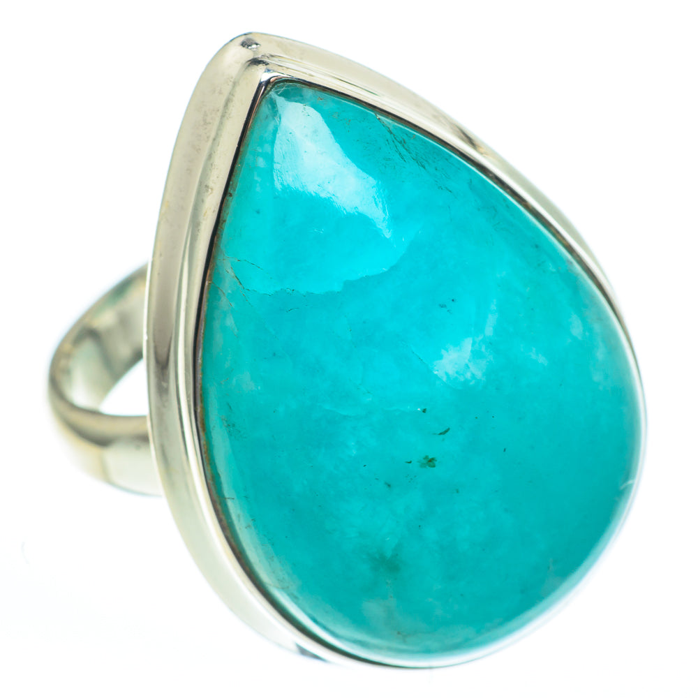 Peruvian Amazonite Rings handcrafted by Anasilvercos - RING61298