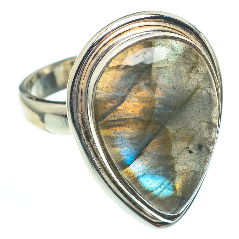 Labradorite Rings handcrafted by Anasilvercos - RING61299