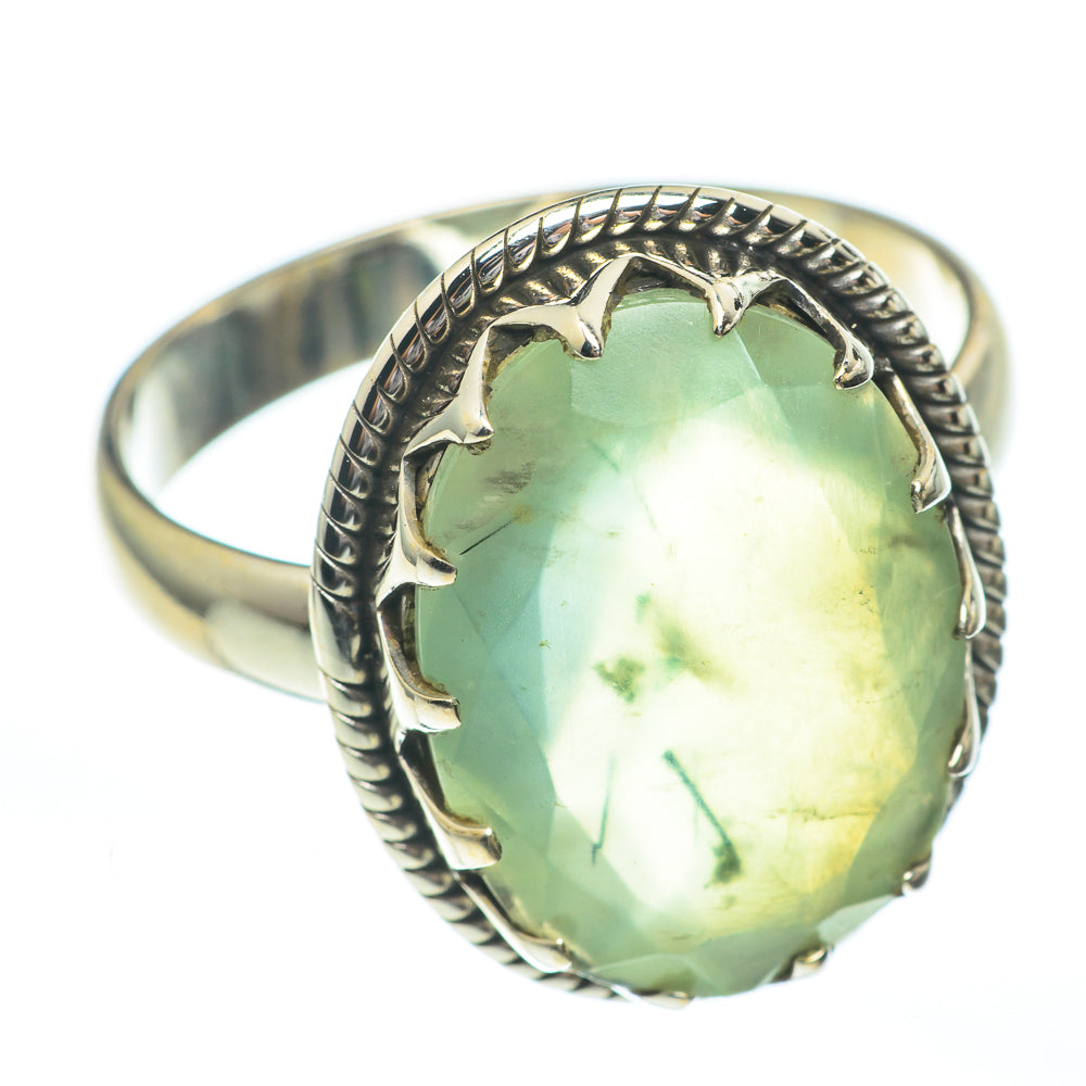 Prehnite Rings handcrafted by Anasilvercos - RING61301