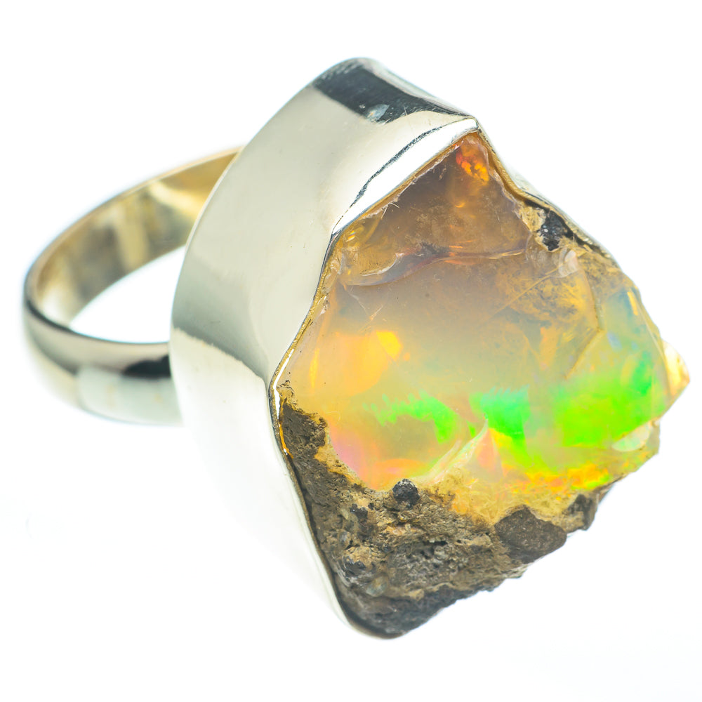 Ethiopian Opal Rings handcrafted by Anasilvercos - RING61312
