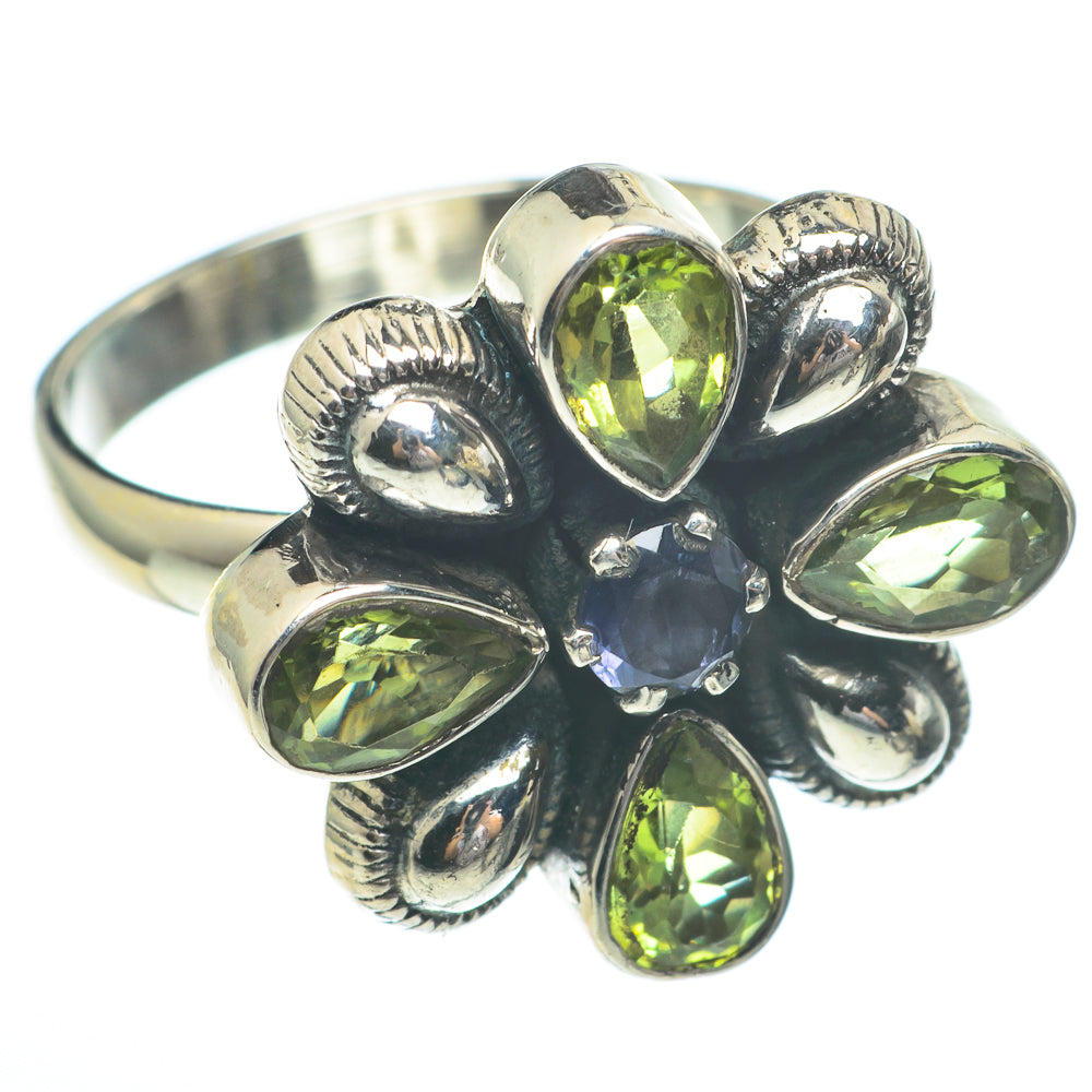 Peridot Rings handcrafted by Anasilvercos - RING61315