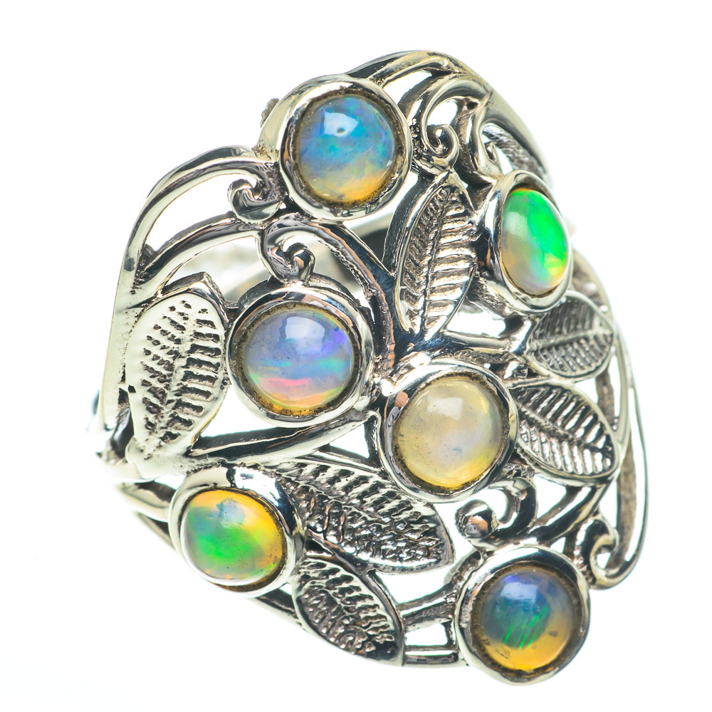 Ethiopian Opal Rings handcrafted by Anasilvercos - RING61322