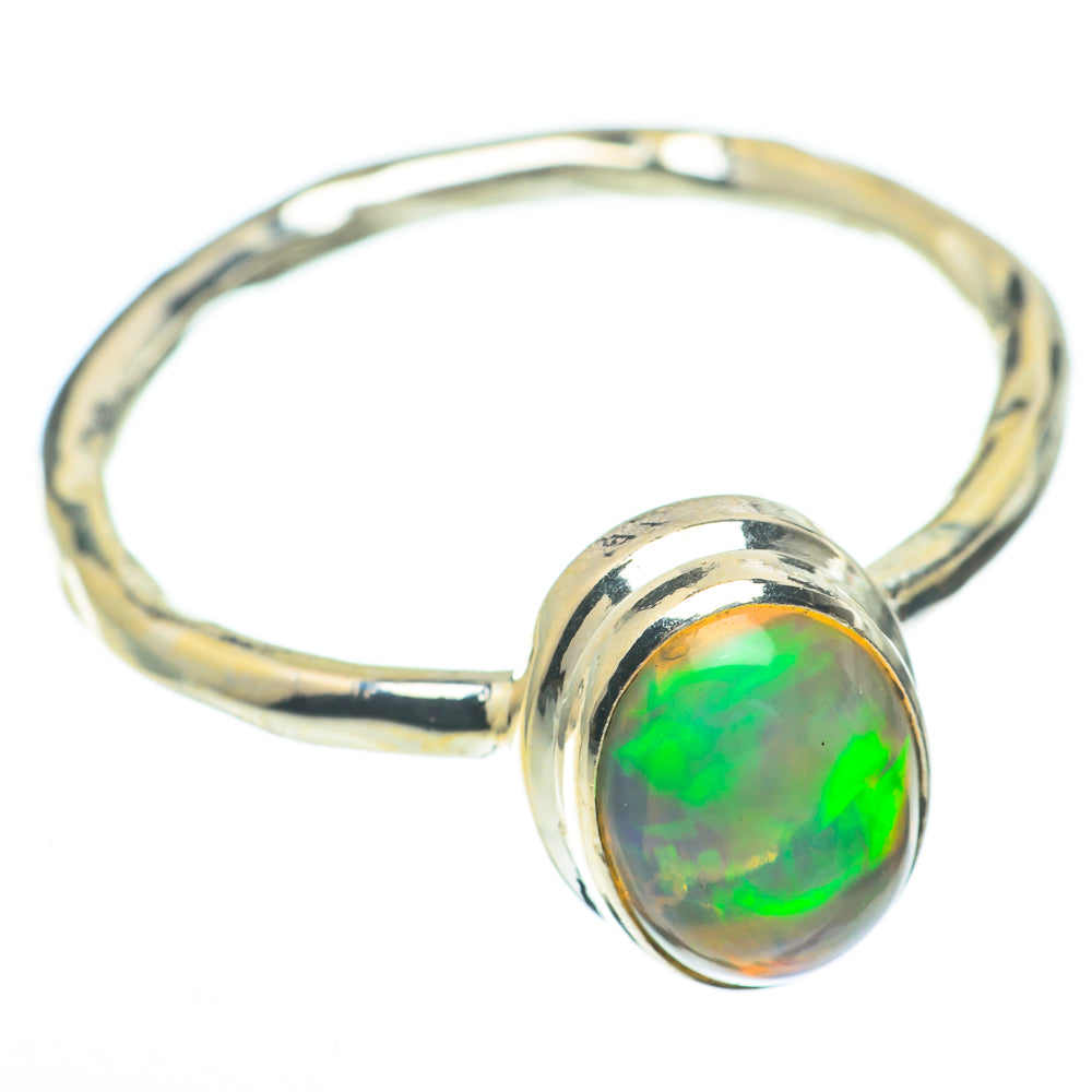 Ethiopian Opal Rings handcrafted by Anasilvercos - RING61323