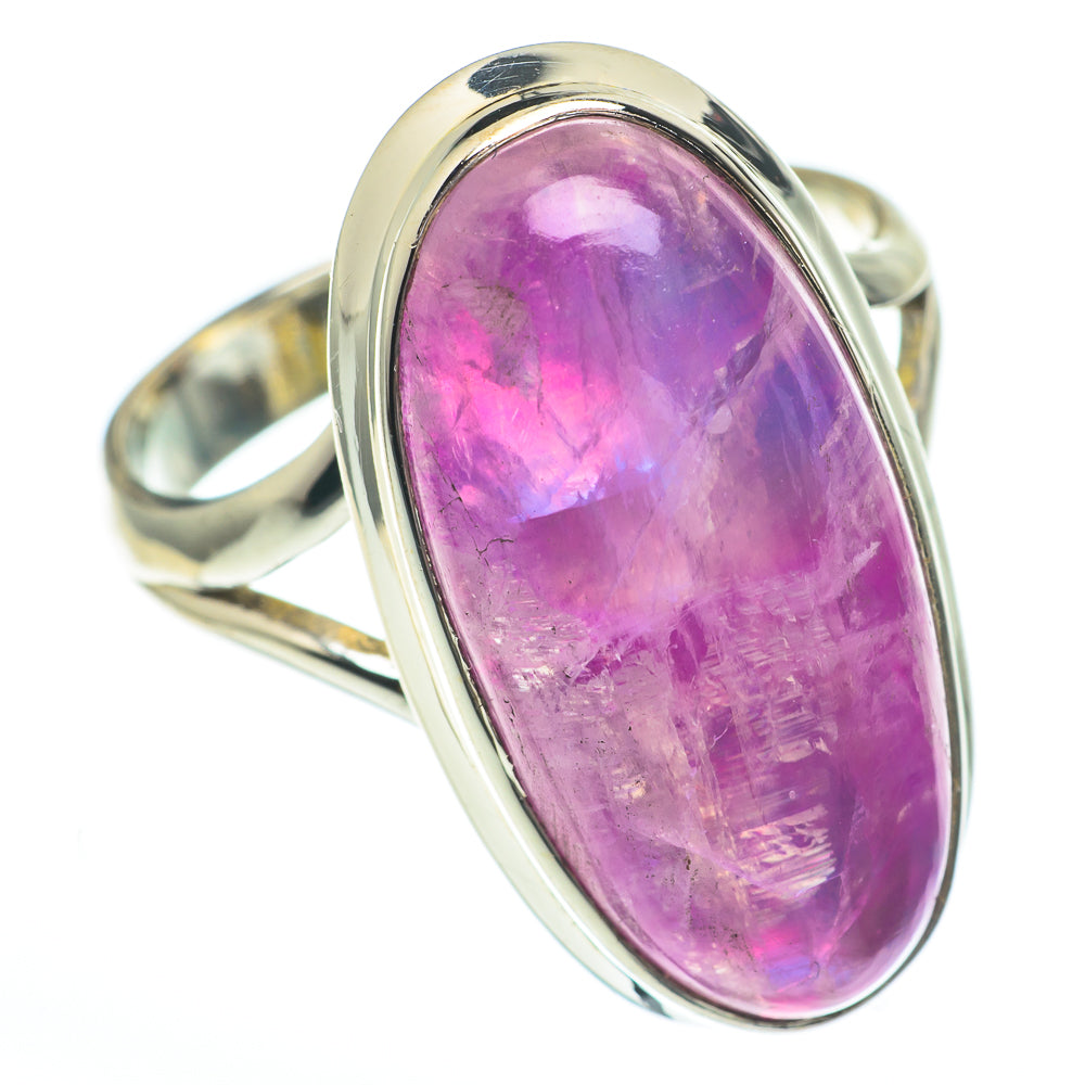 Pink Moonstone Rings handcrafted by Anasilvercos - RING61328