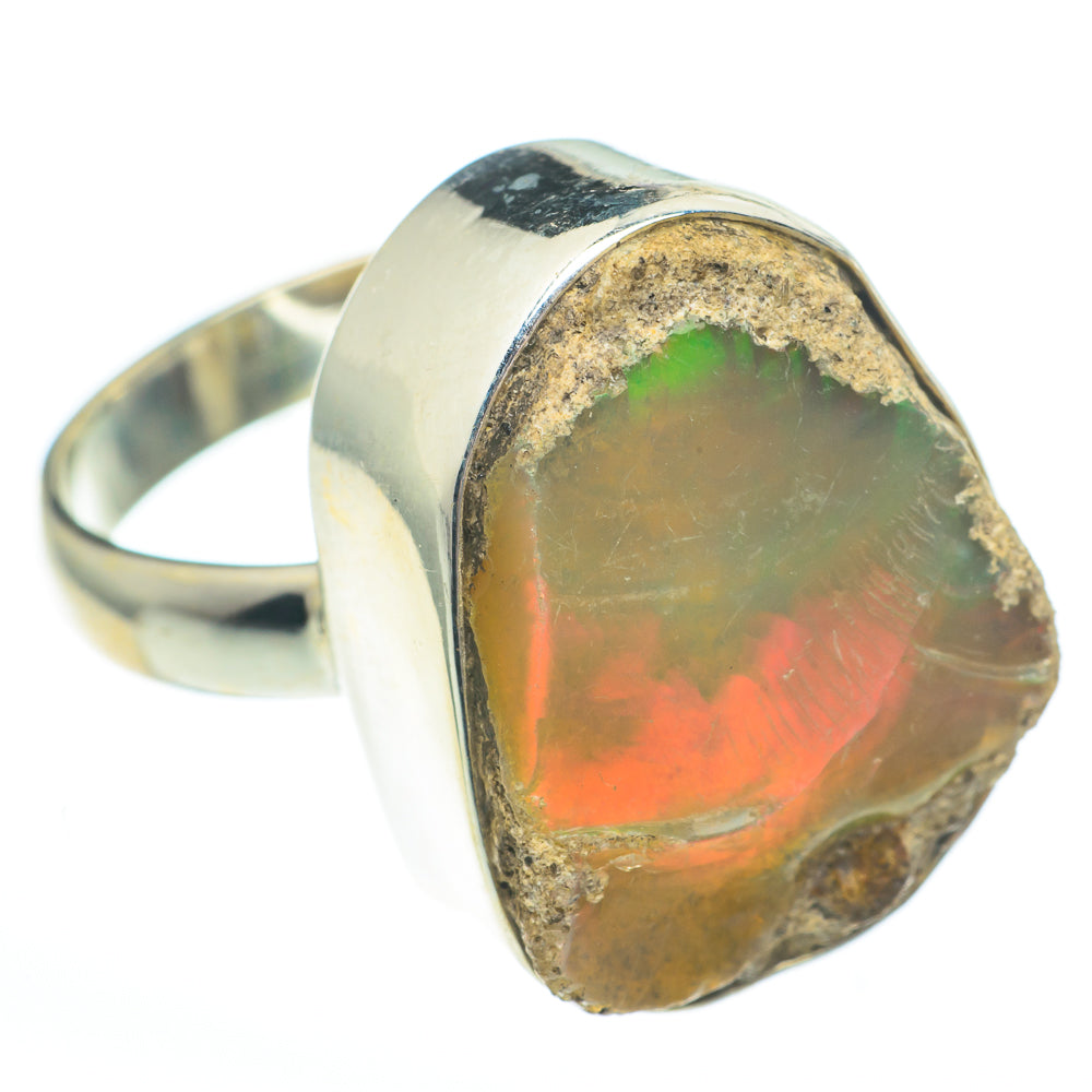 Ethiopian Opal Rings handcrafted by Anasilvercos - RING61333
