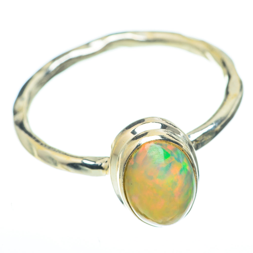 Ethiopian Opal Rings handcrafted by Anasilvercos - RING61334