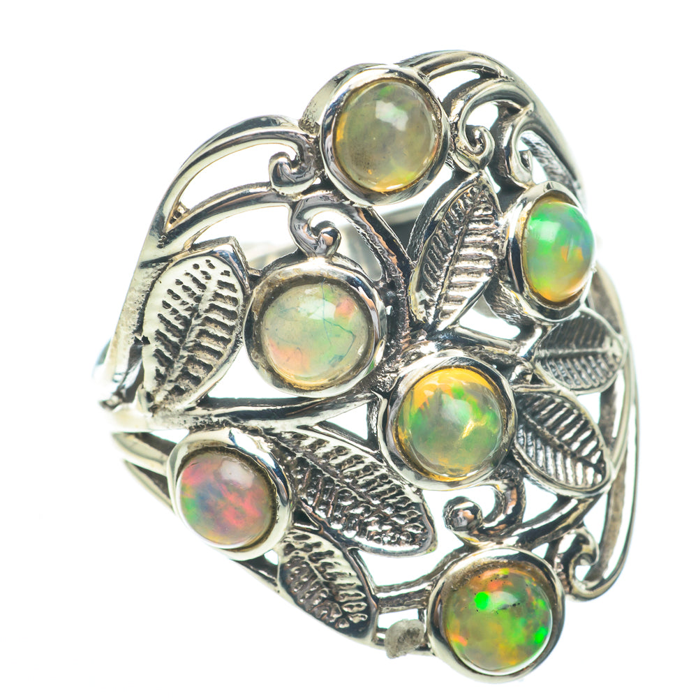 Ethiopian Opal Rings handcrafted by Anasilvercos - RING61344