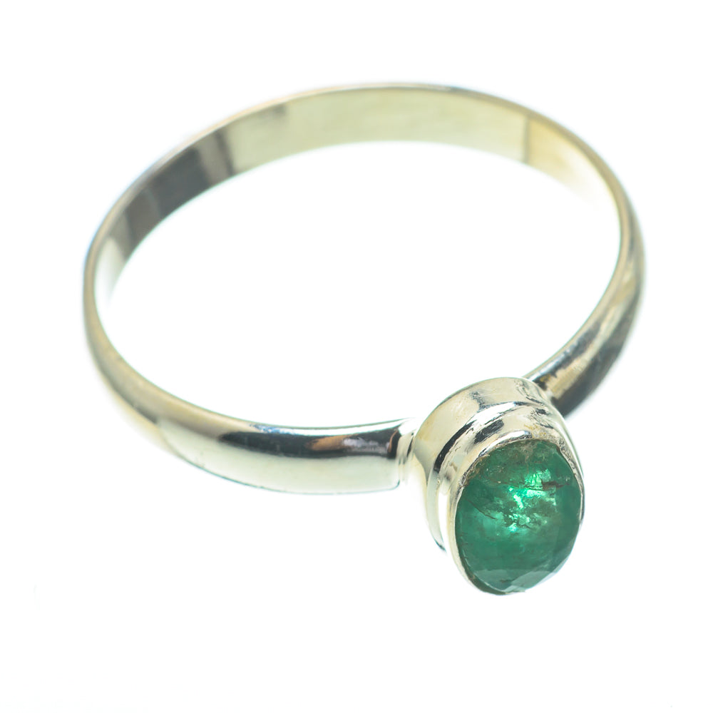 Zambian Emerald Rings handcrafted by Anasilvercos - RING61347