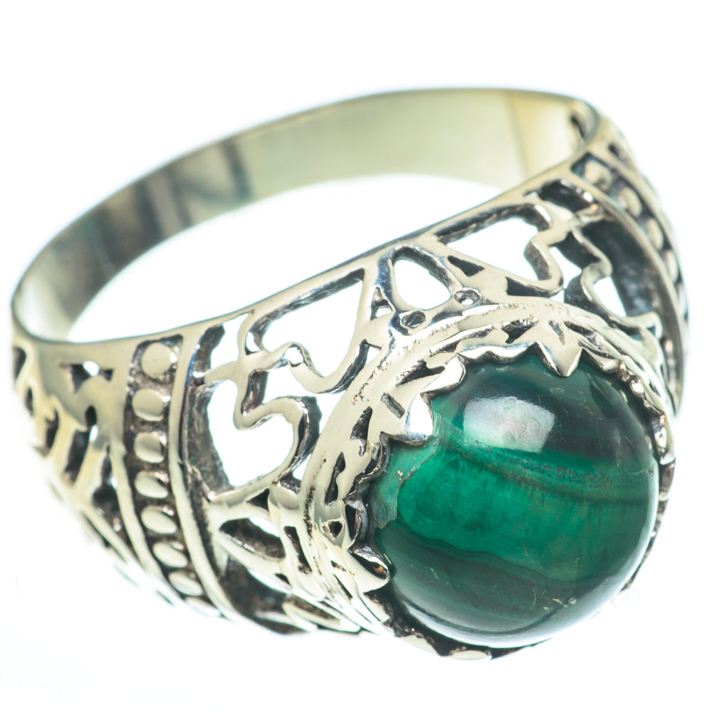 Malachite Rings handcrafted by Anasilvercos - RING61355