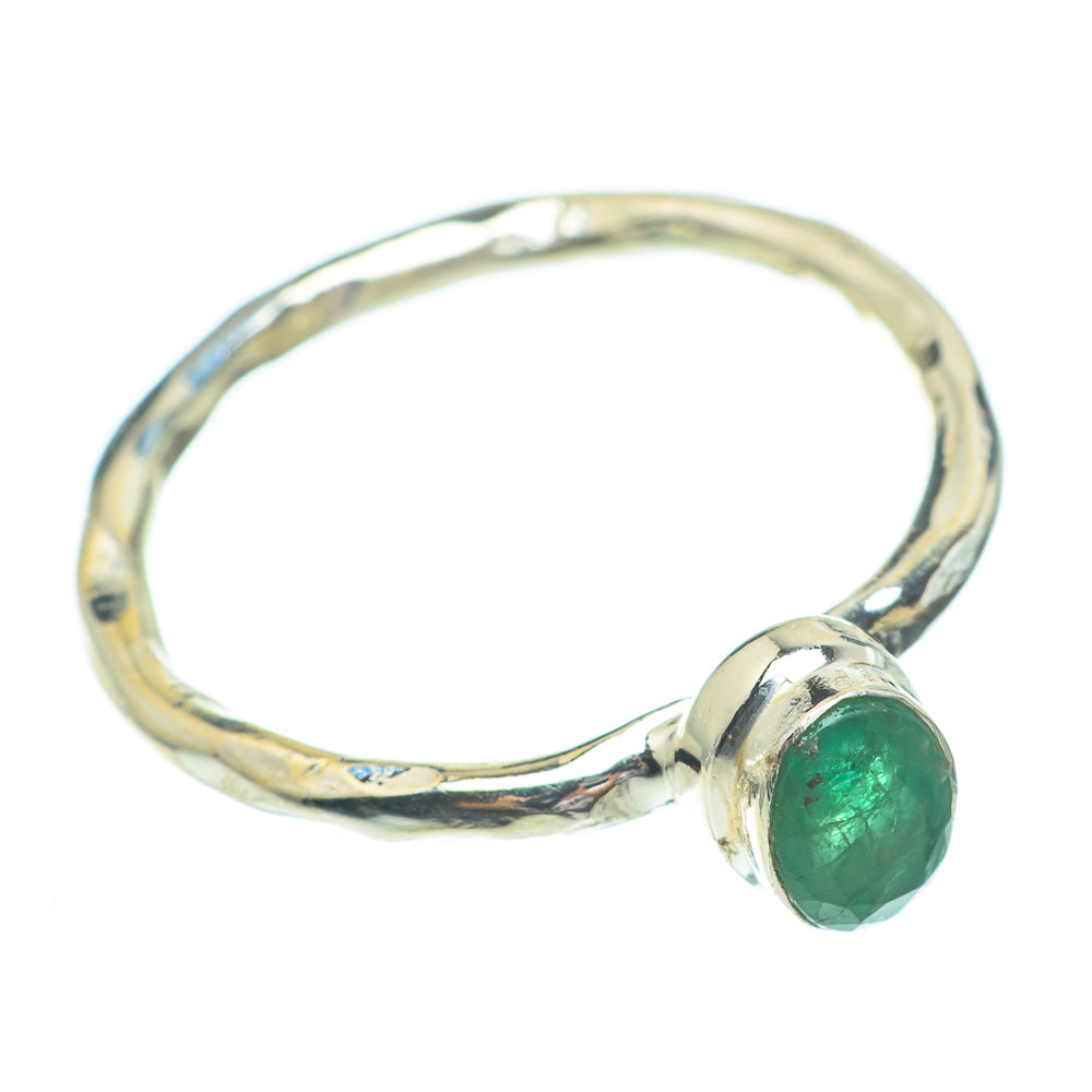 Zambian Emerald Rings handcrafted by Anasilvercos - RING61361