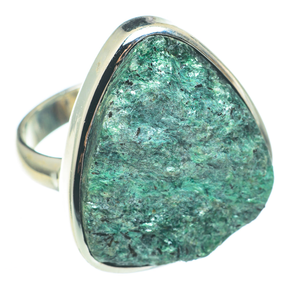 Green Fuchsite Rings handcrafted by Anasilvercos - RING61362