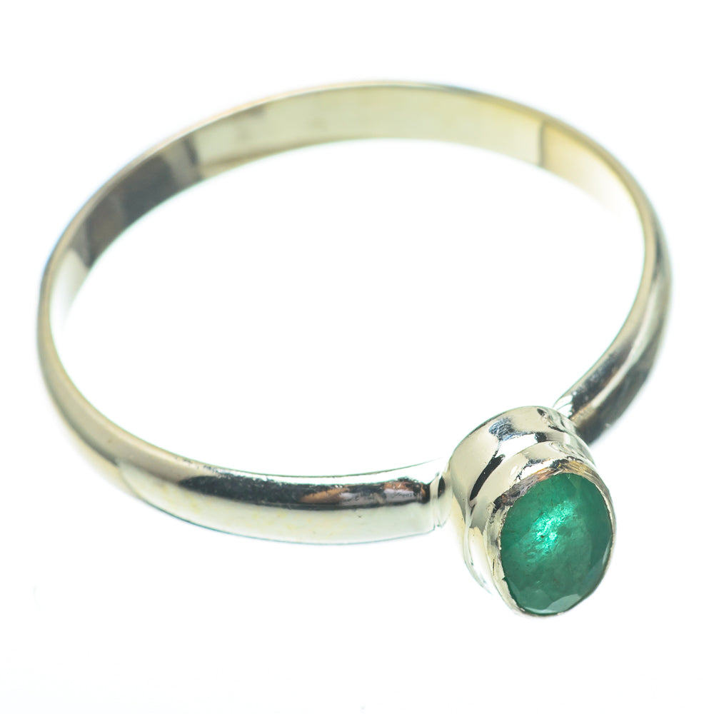 Zambian Emerald Rings handcrafted by Anasilvercos - RING61364