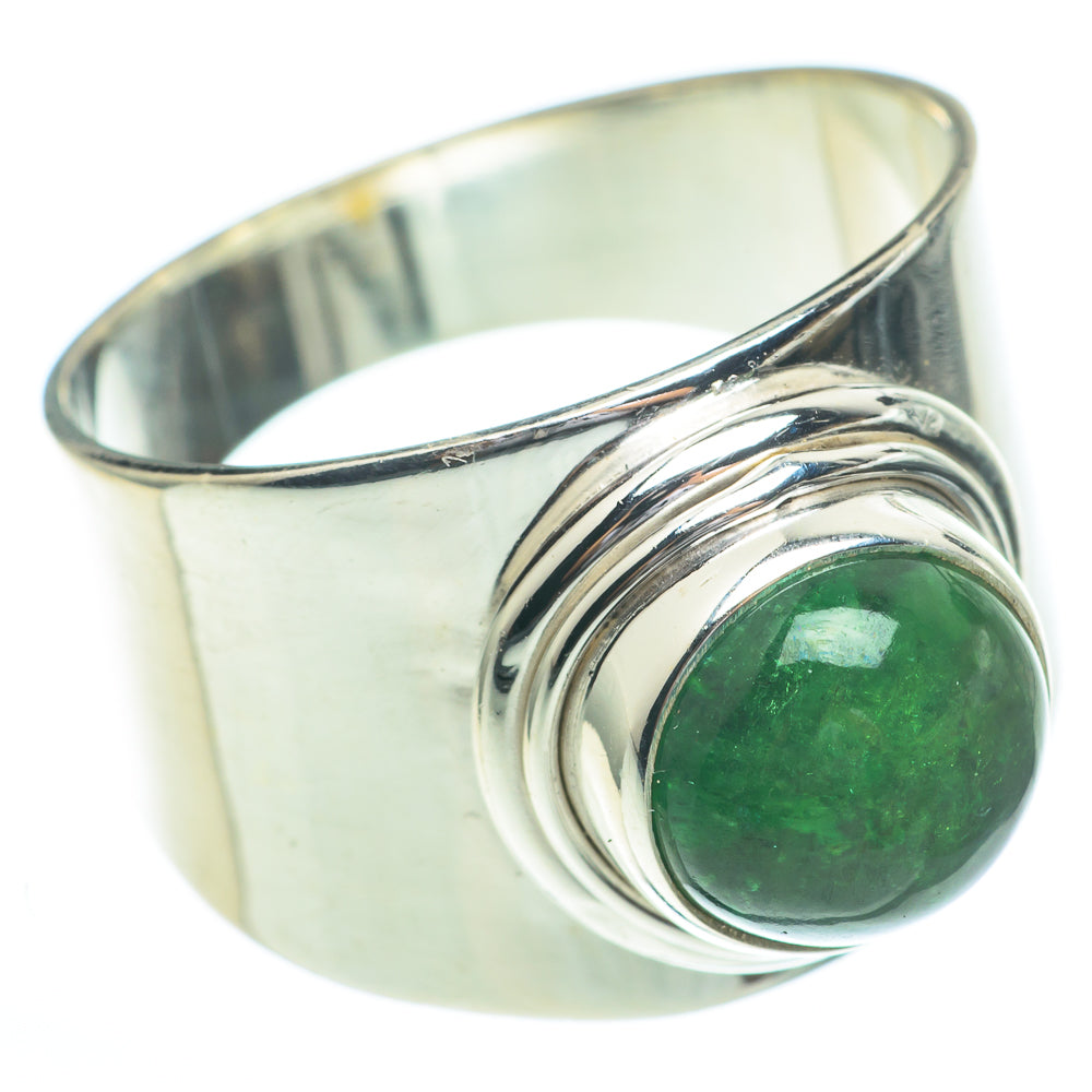 Green Tourmaline Rings handcrafted by Anasilvercos - RING61368